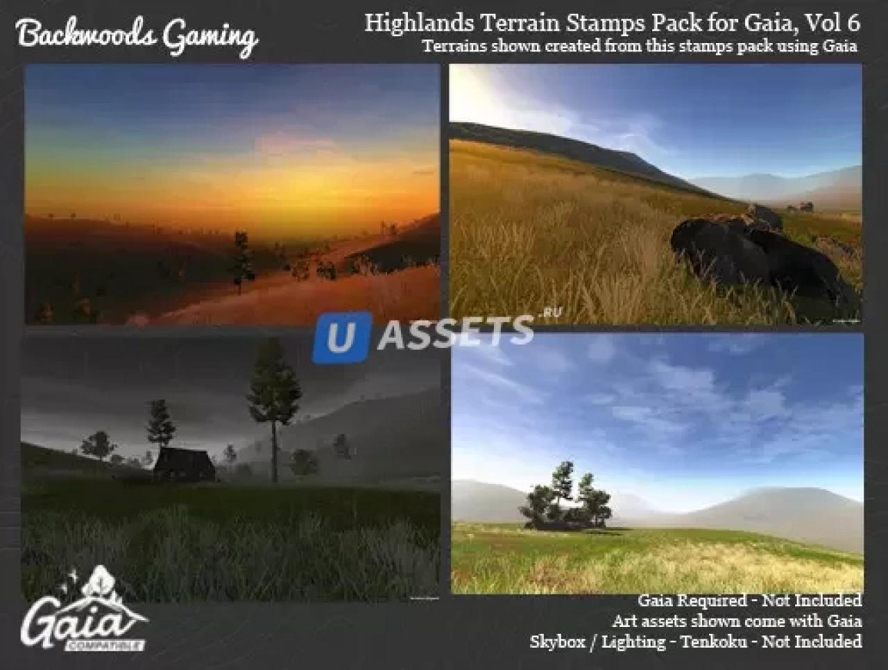 Screenshot #1 - Gaia Stamps Pack Vol 06 - Highland Area