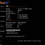 Screenshot #1 - MemTest86