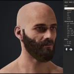 Screenshot #7 - Character Customization: Male (UE 5.7)