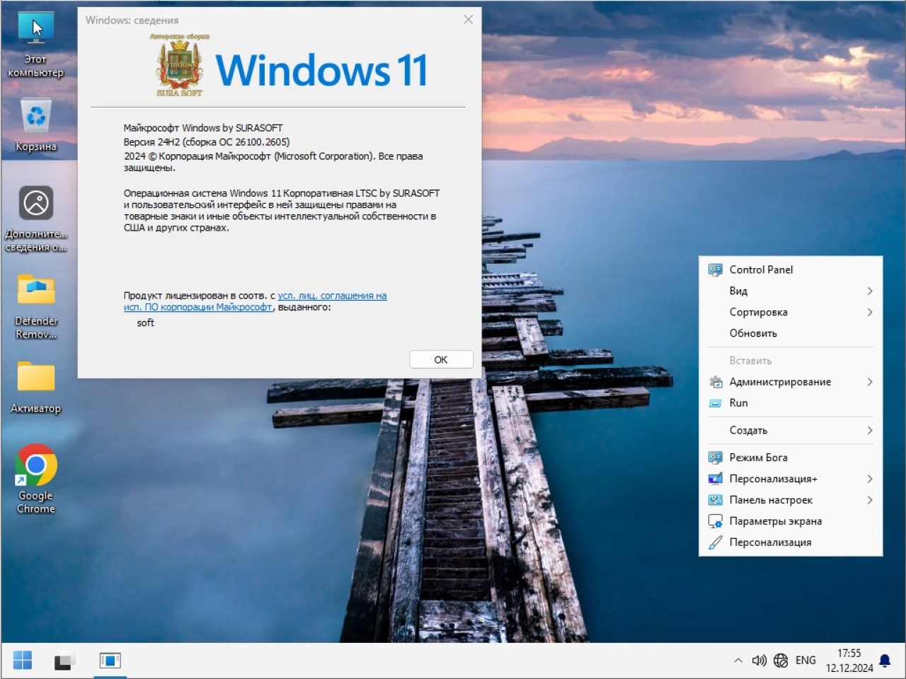 Screenshot #8 - Windows 11 Русская 26100.2033_22261_22361.4602.Mod by SURASOFT