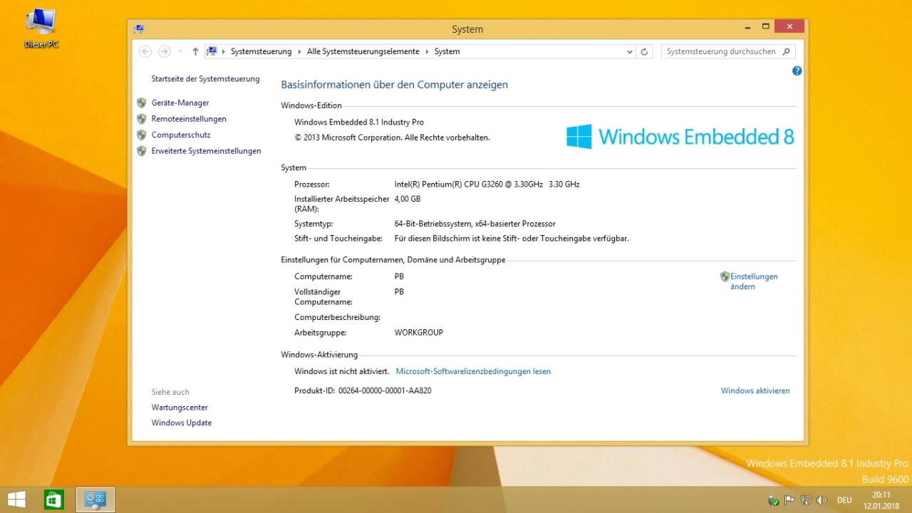 Screenshot #4 - Windows Embedded 8.1 Industry Pro x86 x64 StartSoft