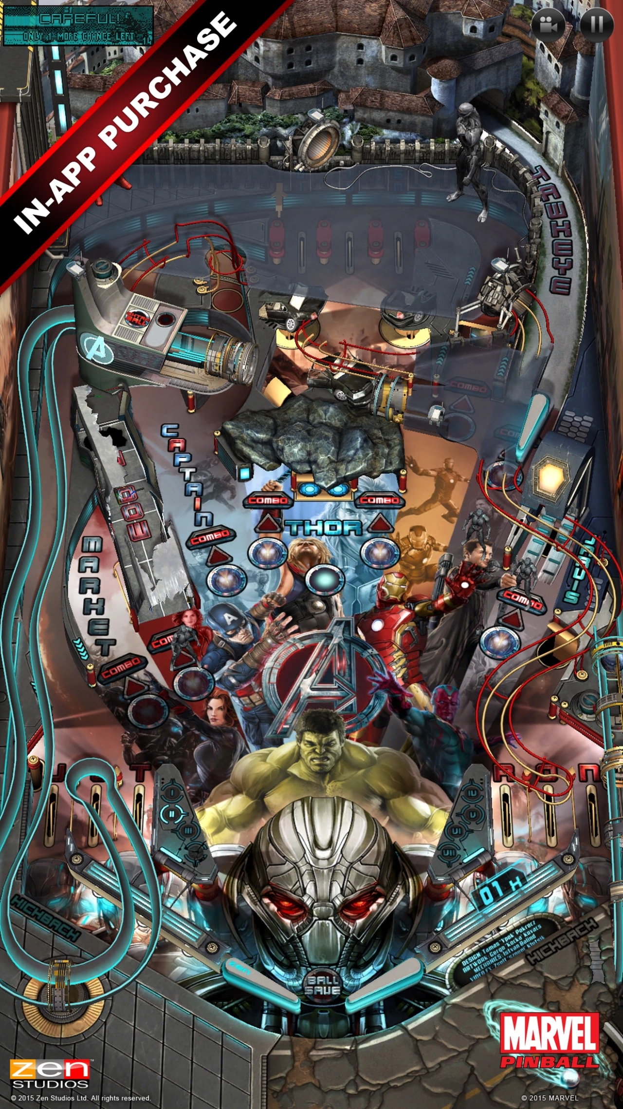 Screenshot #5 - MARVEL PINBALL 1.8.1
