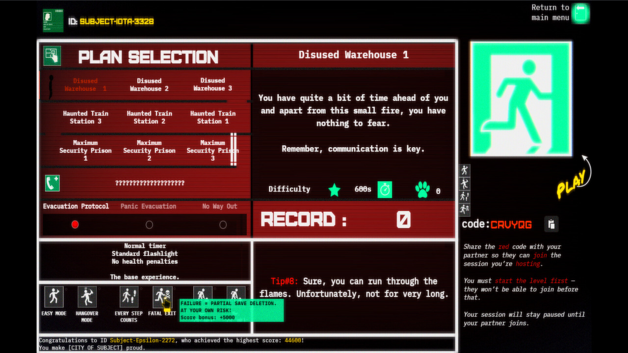 Screenshot #4 - Emergency Exit