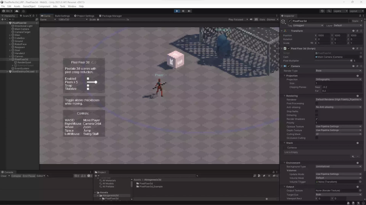 Screenshot #2 - UPixelator - Pixelize 3d Scenes