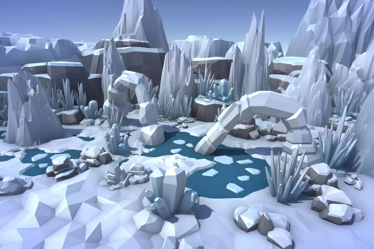 Screenshot #1 - Ultimate Low Poly Nature Pack