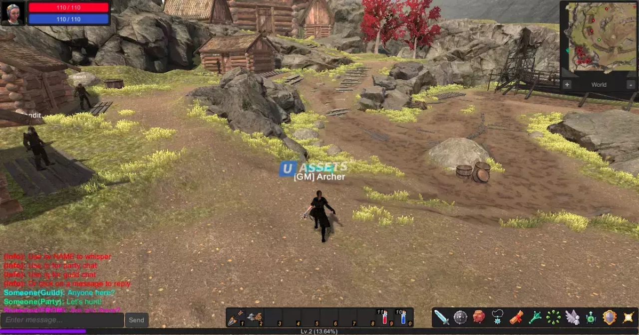 Screenshot #1 - uMMORPG Remastered - MMORPG Engine