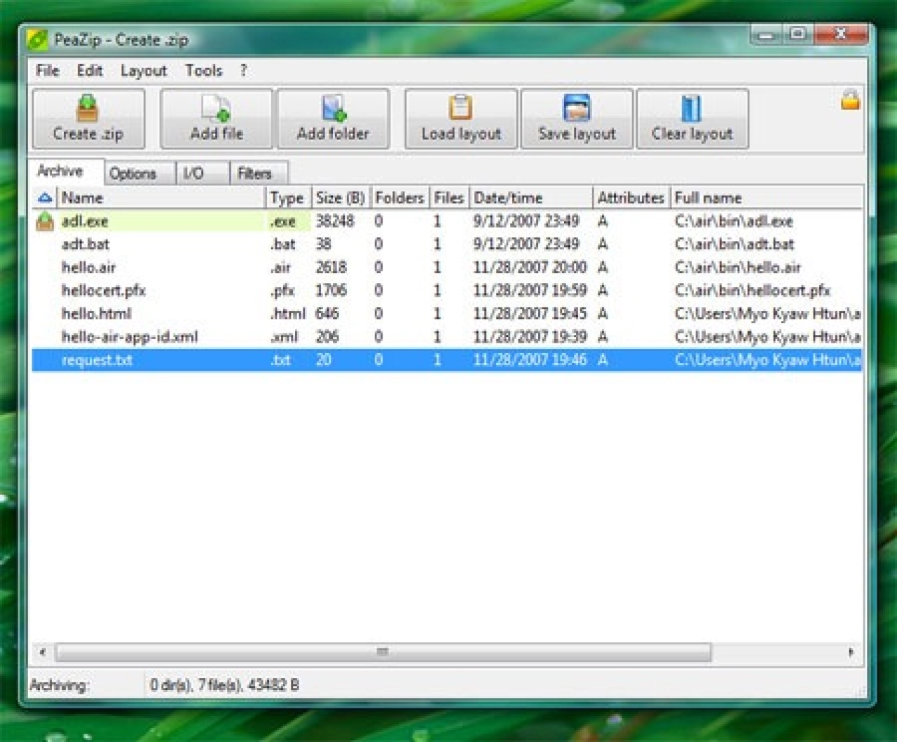 Screenshot #1 - PeaZip