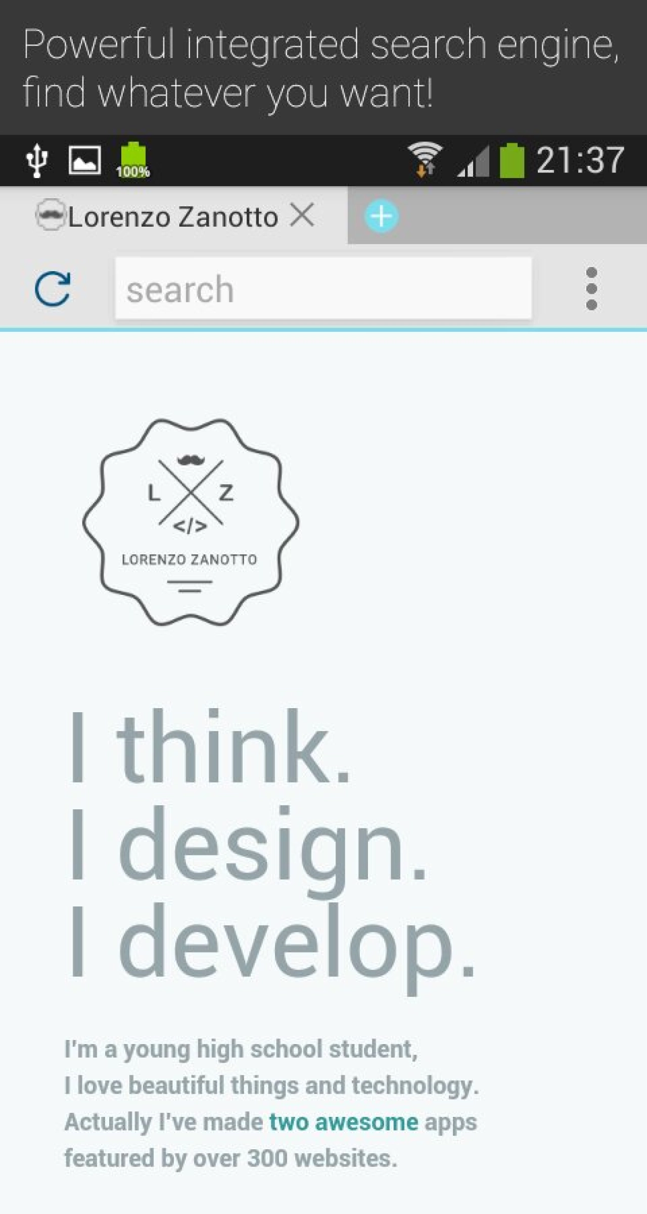 Screenshot #3 - NOW BROWSER 2.9.6.2 MATERIAL