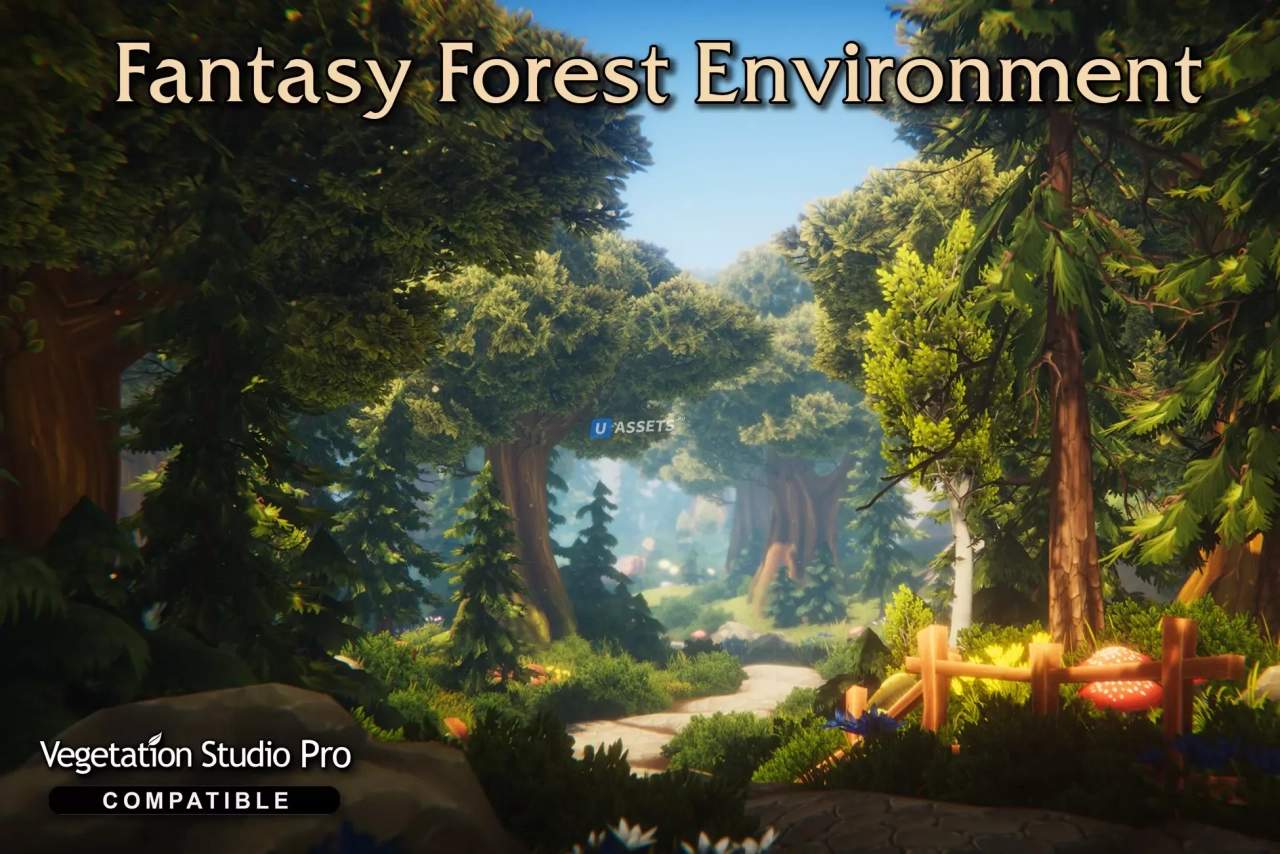 Screenshot #1 - Fantasy Forest Environment