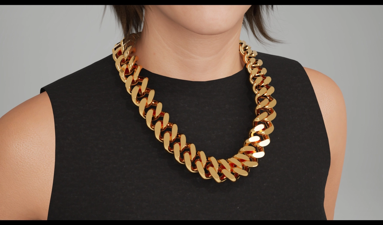 Screenshot #5 - Real-Time Physics Necklaces for MetaHumans (5.6)