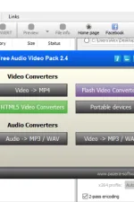Screenshot #1 - Pazera Free Audio Video Pack