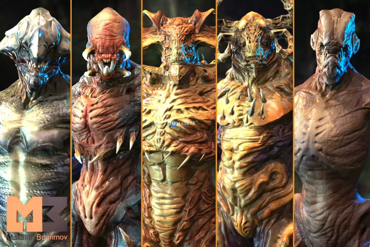 Screenshot #1 - Humanoids Monsters Pack