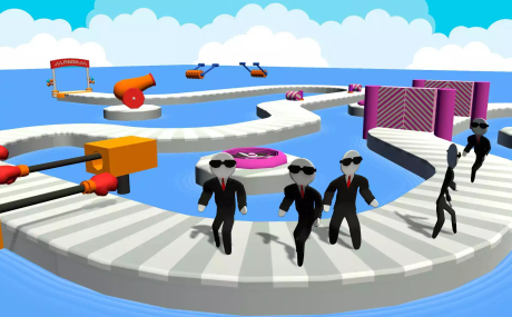 Casual level pack Paper man character v1.0