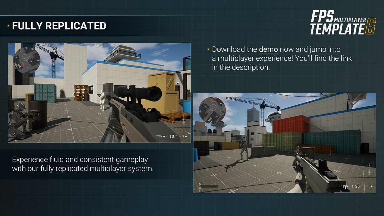 Screenshot #8 - FPS Multiplayer Template UE5.6+  v6.0.3