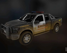 Police Vehicle: (Animated/Driveable)