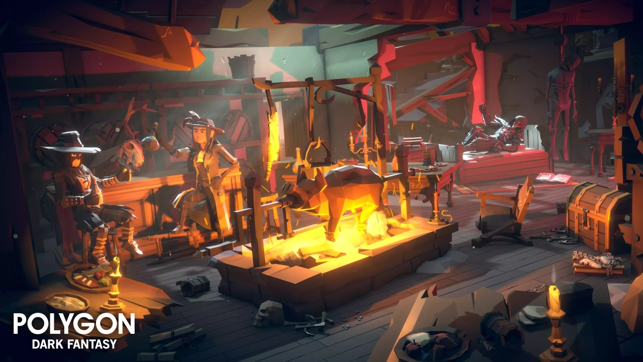 Screenshot #4 - POLYGON - Dark Fantasy - Low Poly 3D Art by Synty
