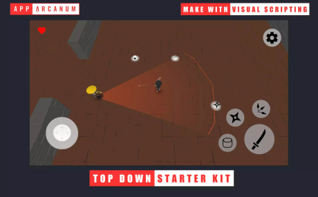 Top Down Starter Kit - 3D - Visual Scripting