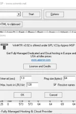 Screenshot #3 - WinMTR