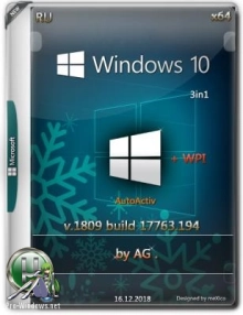 Windows 10 3in1 (x64) + WPI / by AG 1809 [17763.194 AutoActiv]
