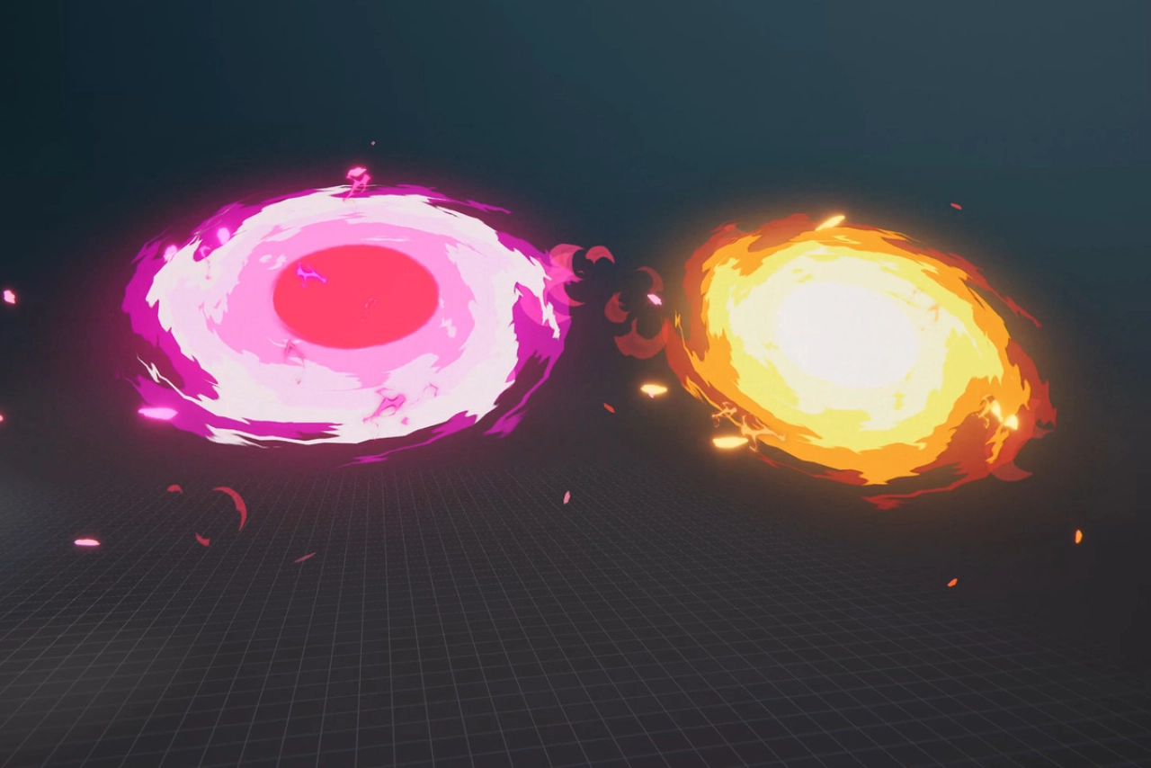 Screenshot #3 - ANIME VFX Pack для Unity — эффектные аниме VFX для 3D