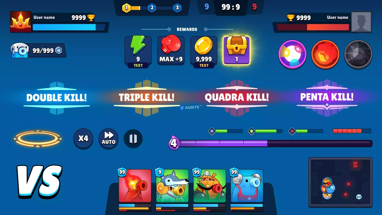 Screenshot #2 - GUI PRO Kit - Casual Game