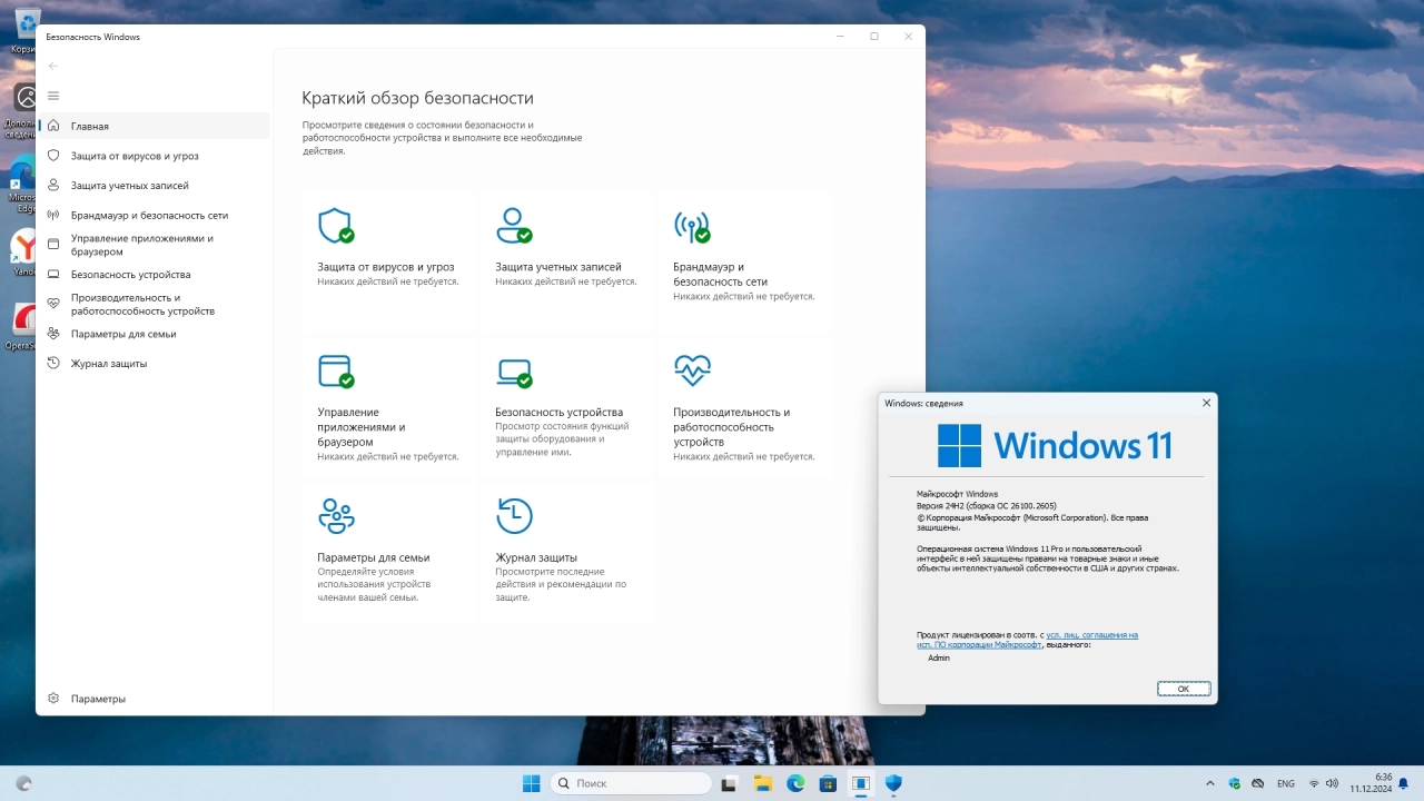 Screenshot #4 - Windows 11 Pro 24H2 Build 26100.2605 Full Декабрь 2024
