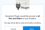Screenshot #3 - DYNAMICG DROPBOX PLUGIN 7.90
