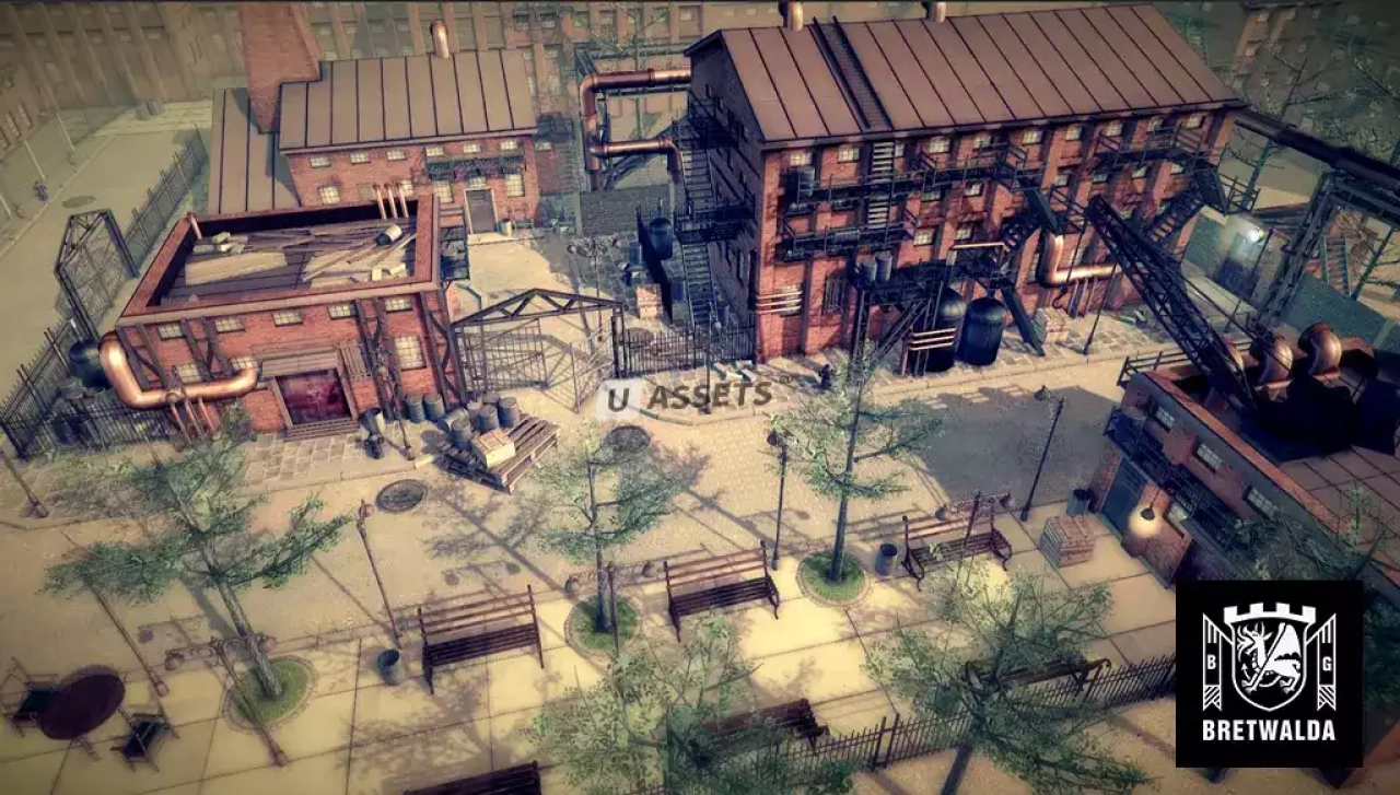 Screenshot #1 - Industrial City Pack