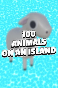 100 ANIMALS ON AN ISLAND