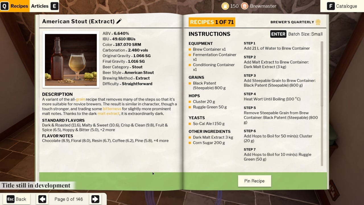 Screenshot #8 - Brewmaster: Beer Brewing Simulator