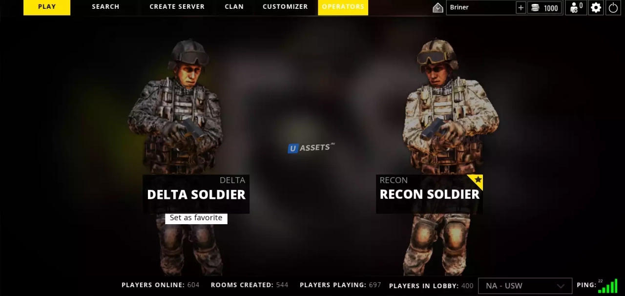 Screenshot #1 - MFPS Player Selector