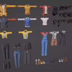 Screenshot #3 - Modular Stylized Character
