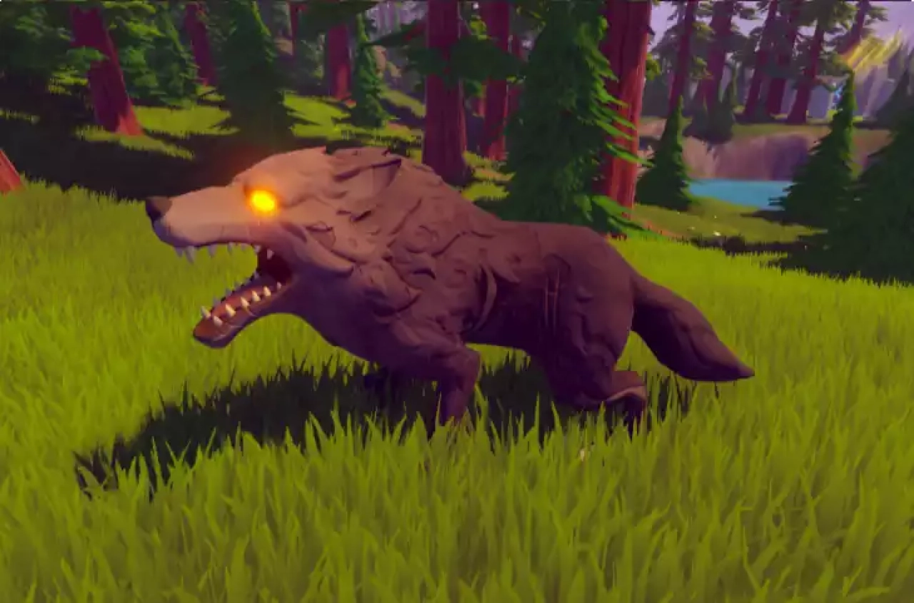 Screenshot #2 - Stylized Wolf - RPG Forest Animal