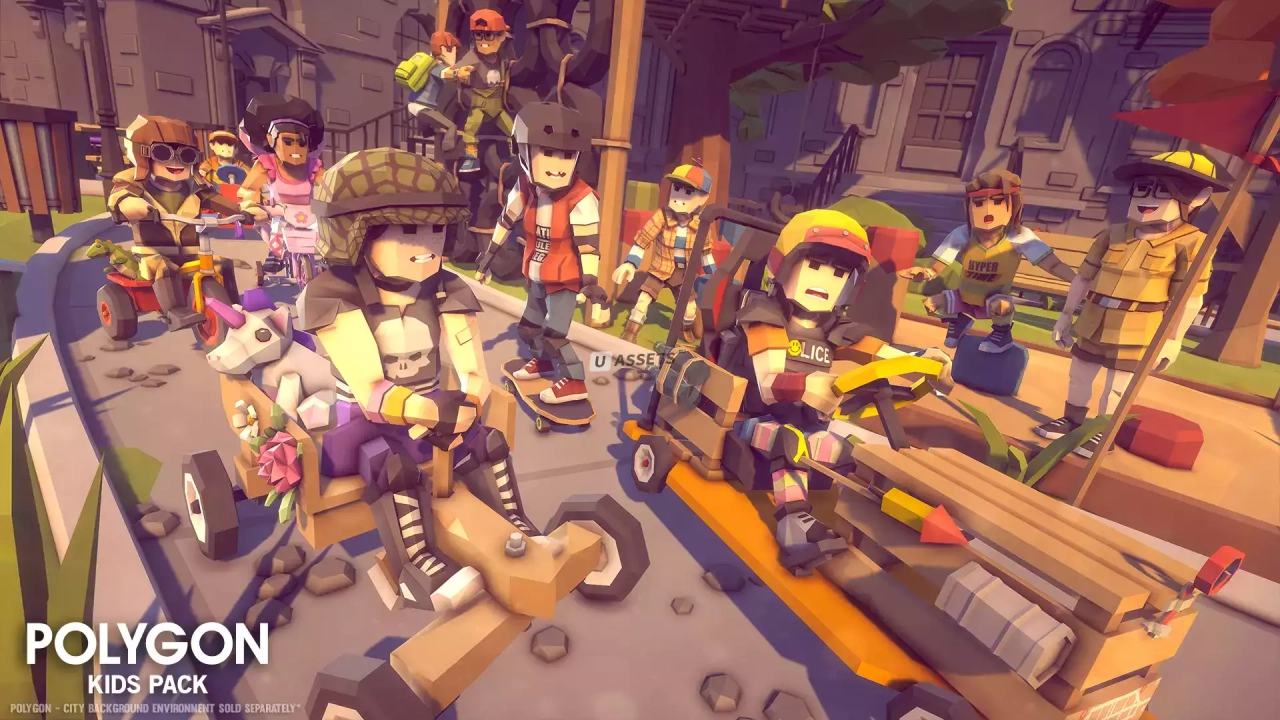 Screenshot #1 - POLYGON Kids - Low Poly 3D Art by Synty