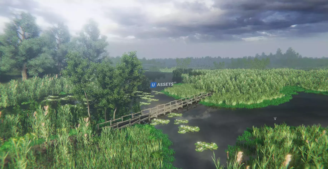 Screenshot #1 - Nature Package - Swamp Forest Environment