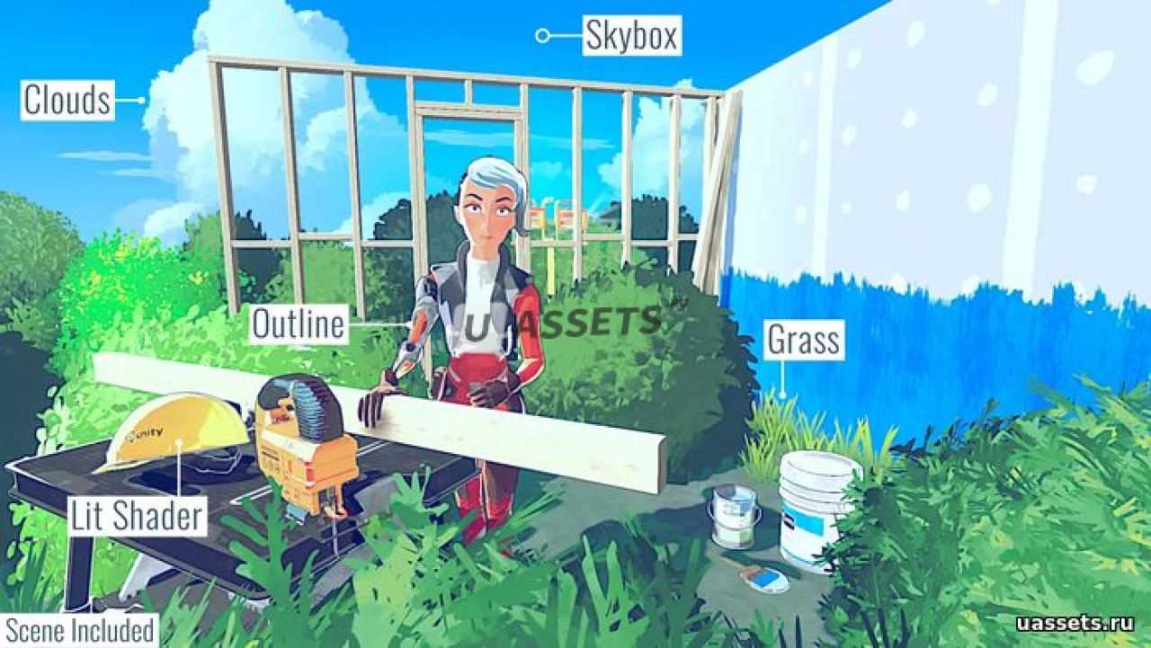 Screenshot #4 - Quibli: Anime Shaders and Tools