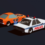 Screenshot #2 - Cartoon Vehicles Low Poly Cars