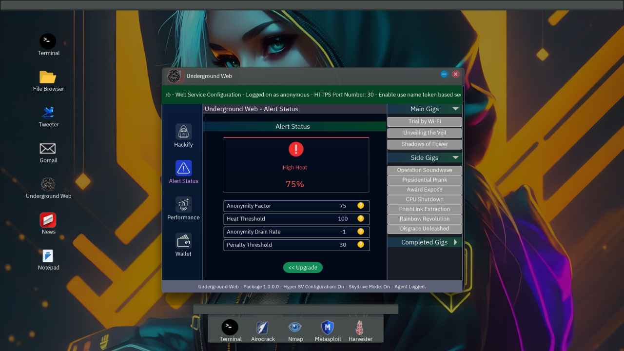 Screenshot #2 - Anonymous Hacker Simulator