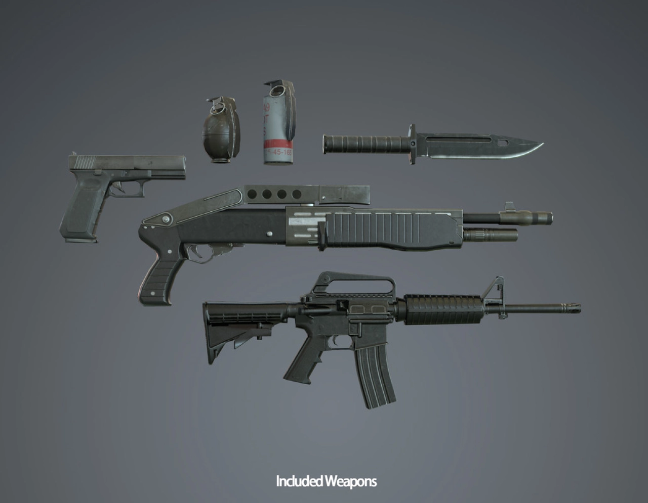 Screenshot #11 - Assault Character Pack Remastered - unity