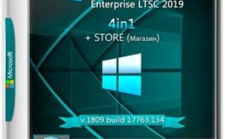 Windows 10 Enterprise LTSC 2019 х32 x64 4in1 v.1809 build 17763.134 Store by IZUAL v.18.11.18