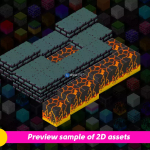 Screenshot #4 - 2D PixelArt - Isometric Blocks