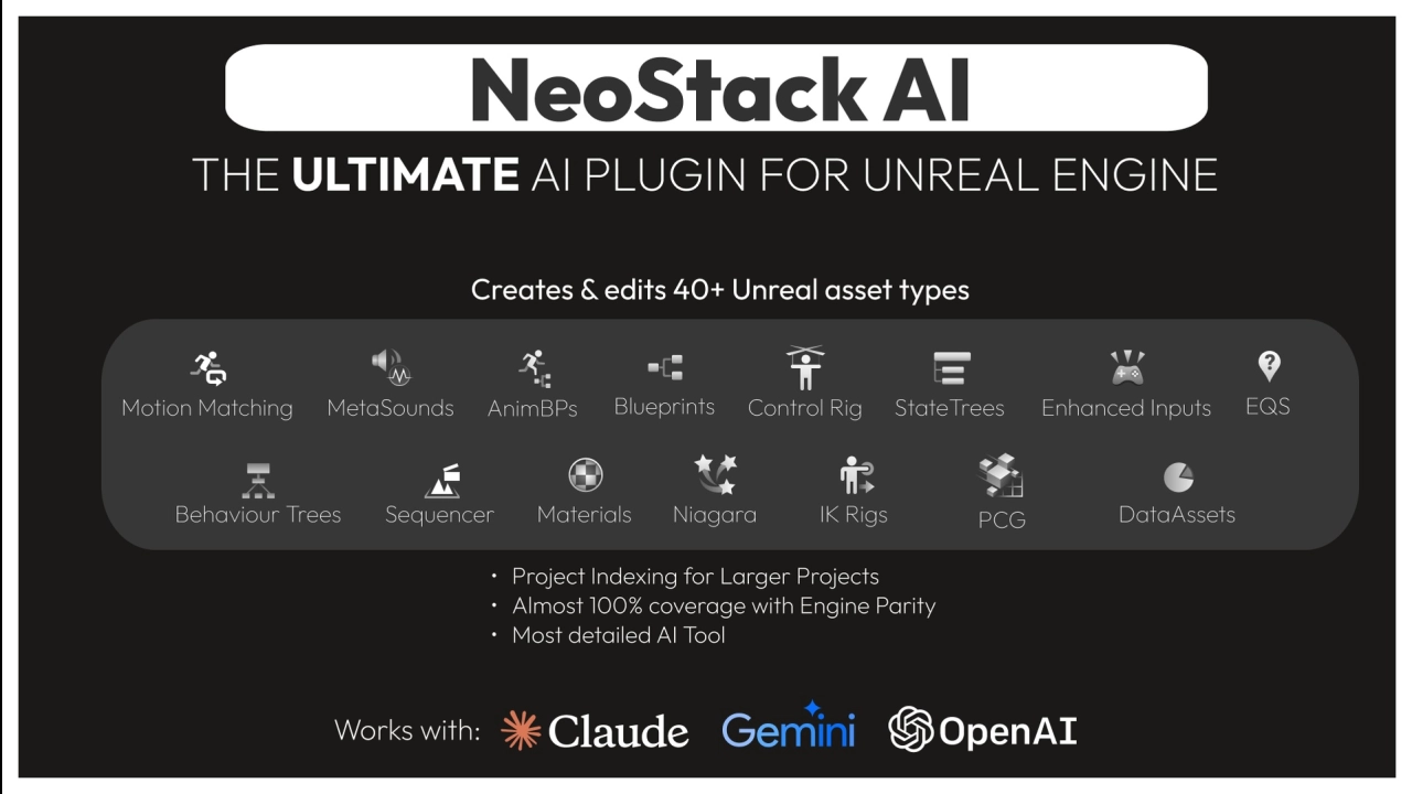 Screenshot #1 - Agent Integration Kit (NeoStack AI) (Unreal Engine)