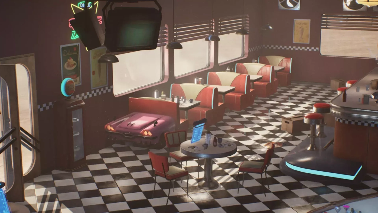 Screenshot #4 - Restaurant - American Restaurant - Cafe - Diner Environment