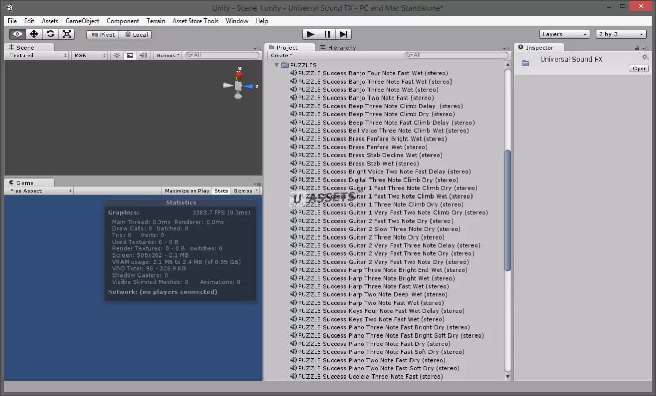 Screenshot #2 - Universal Sound FX