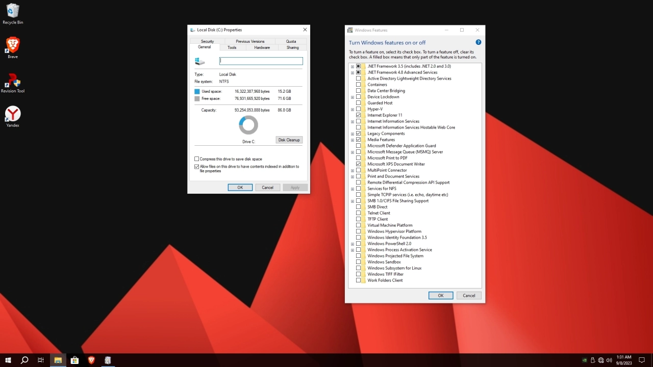 Screenshot #10 - Windows 10 Pro 22H2 Build 19045.3324 x64 ReviOS