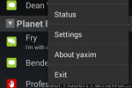 Screenshot #3 - YAXIM 0.9.9B