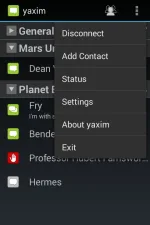 Screenshot #3 - YAXIM 0.9.9B