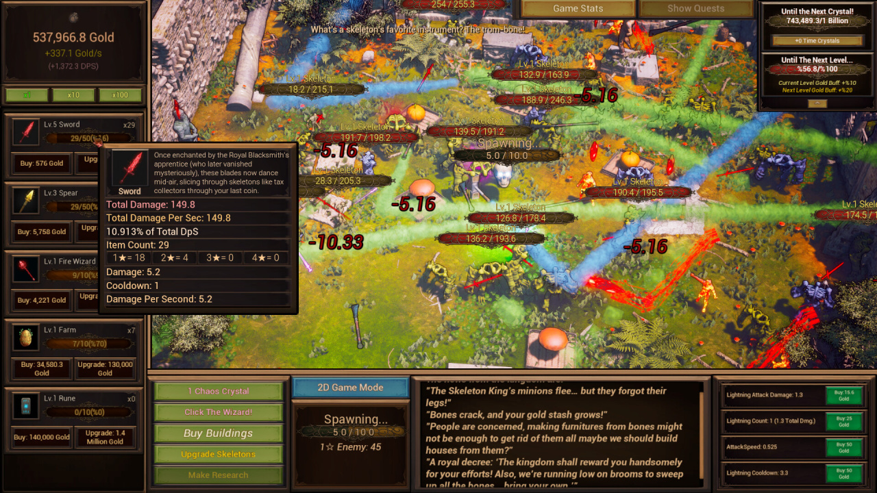 Screenshot #4 - Kill The Skeletons