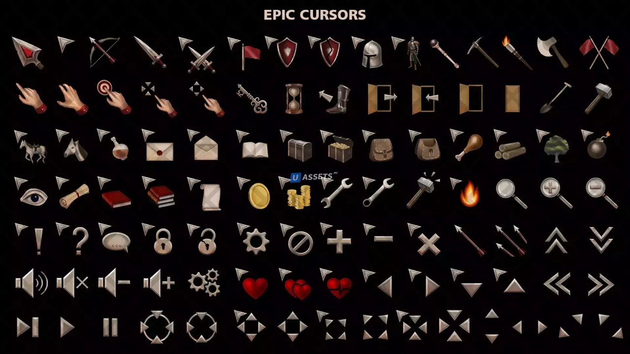 Screenshot #4 - Stylized RPG Cursors