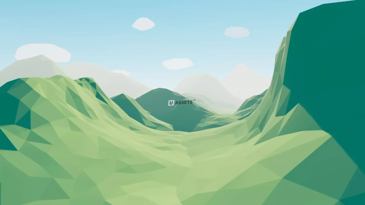 Screenshot #3 - Low Poly Modular Terrain Pack